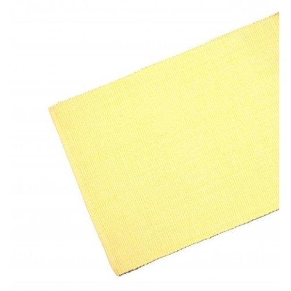 Mr. Mjs Trading Mr. MJs Trading AG-07309-13x54 13 x 54 in. Ribbed Table Runner; Butter Yellow AG-07309-13x54